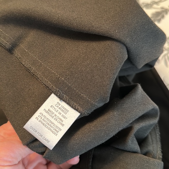 EUC WIDE LEG LADIES CROPPED PANTS 600west sz 12 in rich medium green - Picture 7 of 7